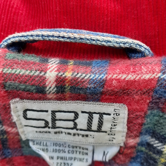 Vintage 1980s Sbii by Bitterman Denim jean jacket size Medium  Mens? Coat - Picture 4 of 5